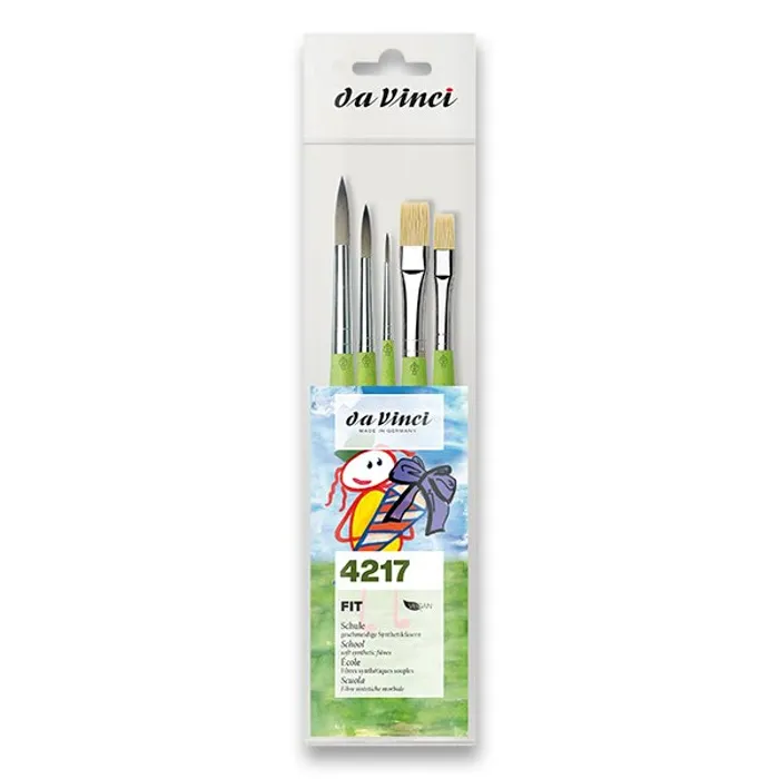 Hauptproduktbild Sada štětců da Vinci Fit Synthetics & Bristle Synthetics souprava, 5 ks