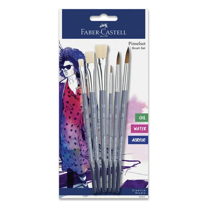 Hauptproduktbild Sada štětců Faber-Castell Brush Set 6 ks