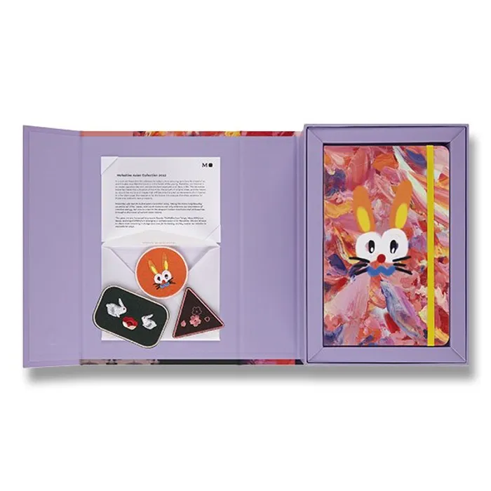 Hauptproduktbild Sada Zápisníků Moleskine Sakura a YearoftheRabbit L, linkovaný, sběratelská edice