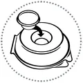 Salatschale (PP) mit Dipfach im Domdeckel klar 2100ml [25 St.]