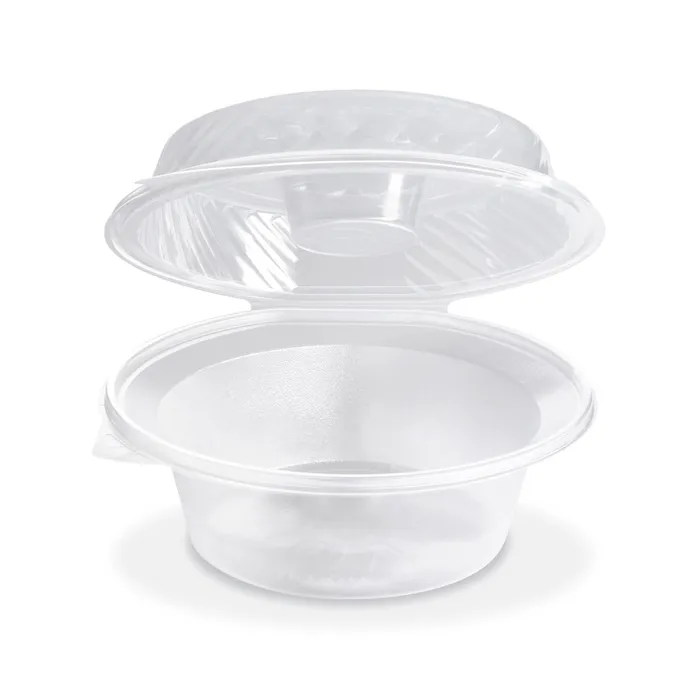 Hauptproduktbild Salátová miska průhledná s víčkem na dresink misku, 2100 ml (PP) [25 ks]