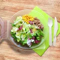 Weiteres Produktbild Salatschale (PP) mit Domdeckel klar 2200ml [25 St.]