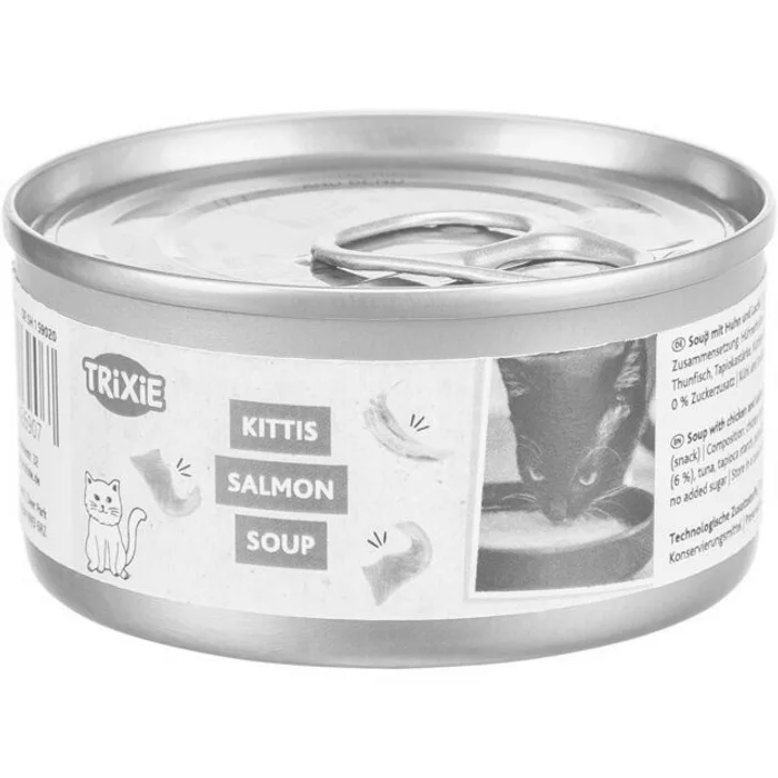 Hauptproduktbild Salmon Soup losos & kuře - tekutý pamlsek pro kočky, (BAL 4 x 80 g)