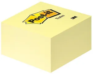 Selbstklebeblock, 76x76 mm, 450 Blatt, 3M POSTIT, gelb