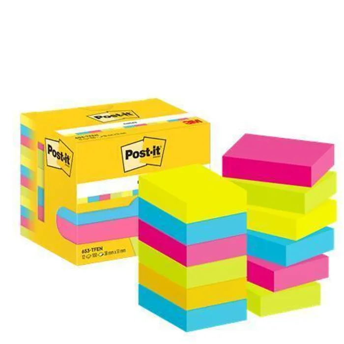 Hauptproduktbild Samolepicí bloček, energetik, 38x51 mm, 12x100 listů, 3M POSTIT