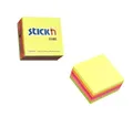 Selbstklebender Notizblock Hopax Stick'n Neon Notes 76 × 76 mm, 400 Blatt