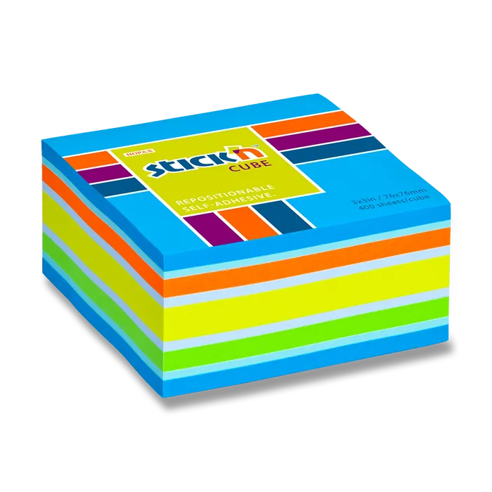 Hauptproduktbild Samolepicí bloček Hopax Stick’n Notes Neon modrý