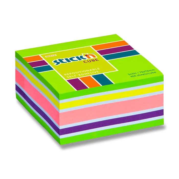 Hauptproduktbild Samolepicí bloček Hopax Stick’n Notes Neon zelený