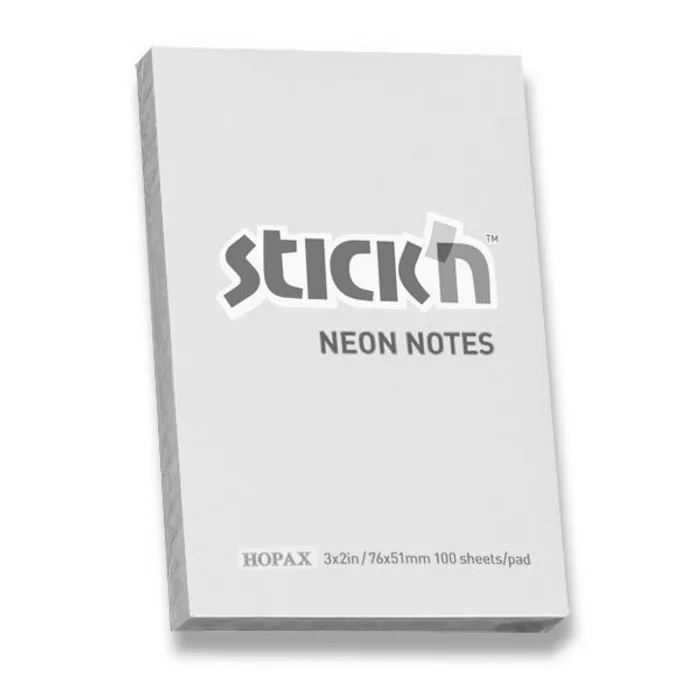 Hauptproduktbild Samolepicí bloček Hopax Stick’n Notes Neon žlutý
