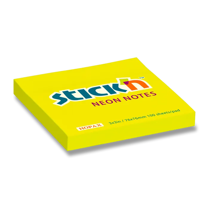 Hauptproduktbild Samolepicí bloček Hopax Stick’n Notes žlutý