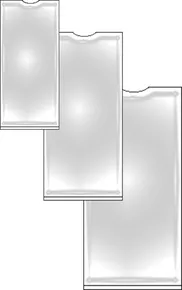 Selbstklebendes Rückenschild 102x55mm - 10 Stk