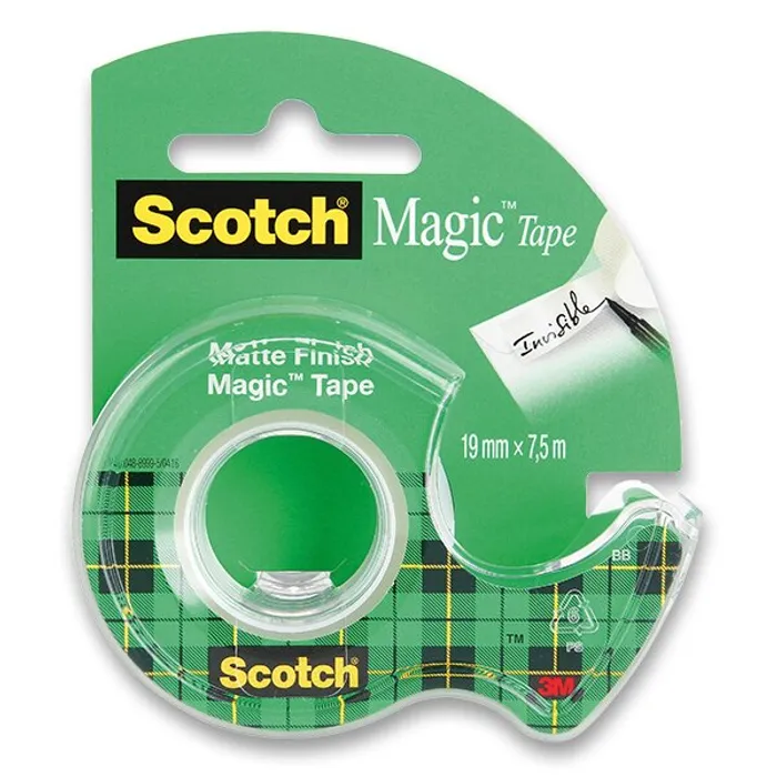 Hauptproduktbild Samolepicí páska 3M Scotch Magic Invisible 19 mm x 7,5 m, s odvíječem