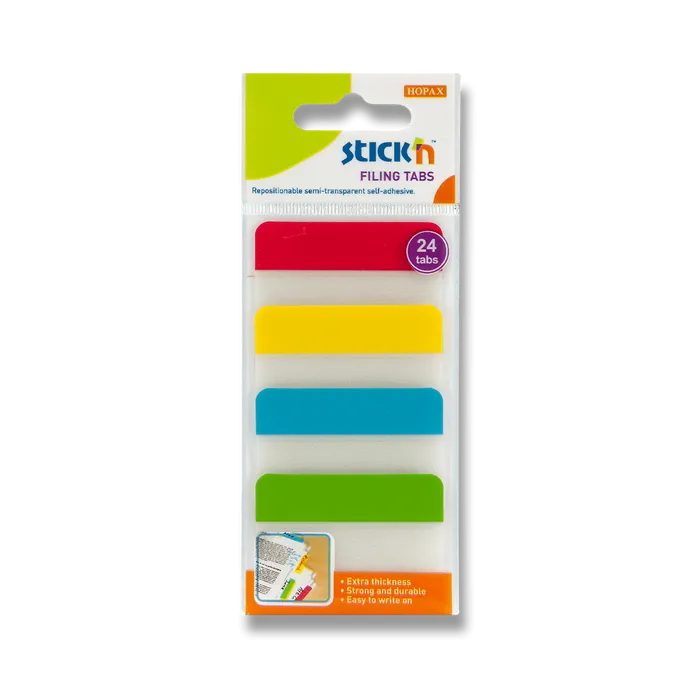 Hauptproduktbild Samolepicí záložky Hopax Stick’n Clearnote 38 x 51 mm, 4 x 6 ks
