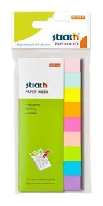 Samolepicí záložky Hopax Stick’n Notes 50 x 12 mm, 9 x 50 listů