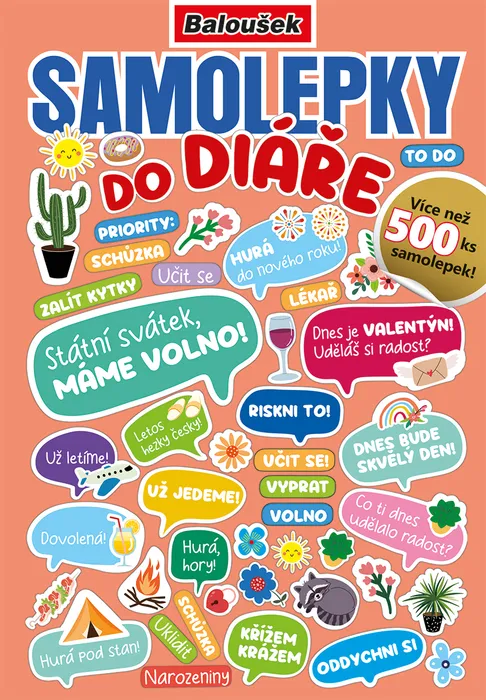 Hauptproduktbild Samolepkový sešit - Samolepky do diáře