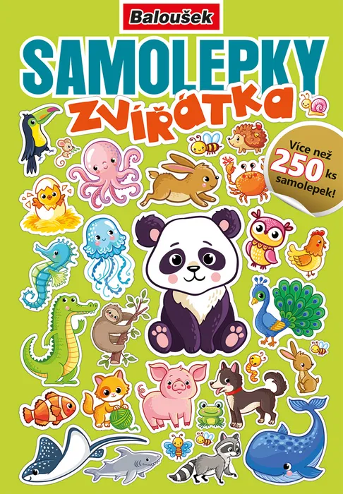 Hauptproduktbild Samolepkový sešit - Zvířátka