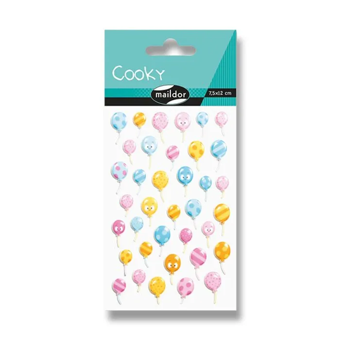 Hauptproduktbild Samolepky Maildor 3D Cooky Balónky