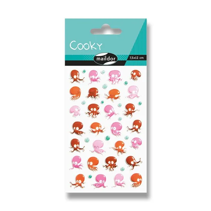 Hauptproduktbild Samolepky Maildor 3D Cooky Chobotnice