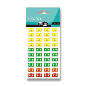 Aufkleber Maildor 3D Cookies Emoticons Bär
