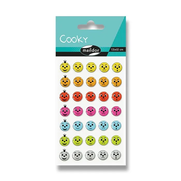 Hauptproduktbild Samolepky Maildor 3D Cooky Emotikony