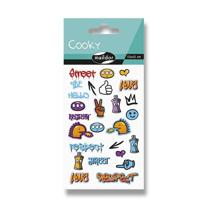 Hauptproduktbild Samolepky Maildor 3D Cooky Graffity