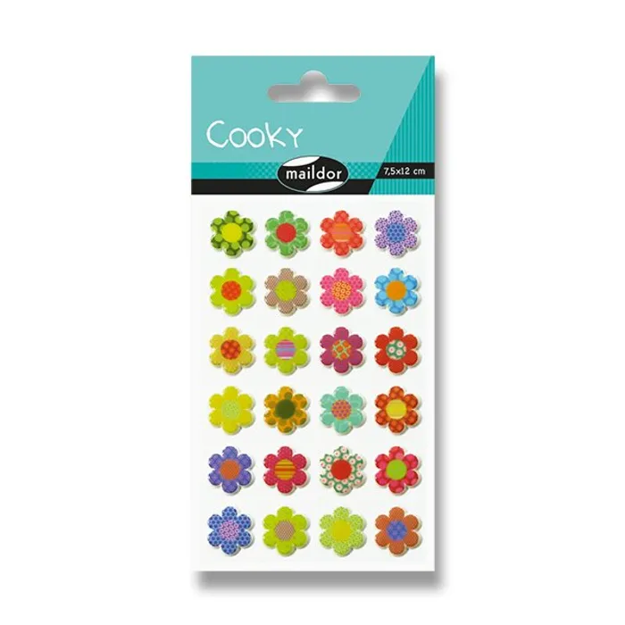 Hauptproduktbild Samolepky Maildor 3D Cooky Kytičky