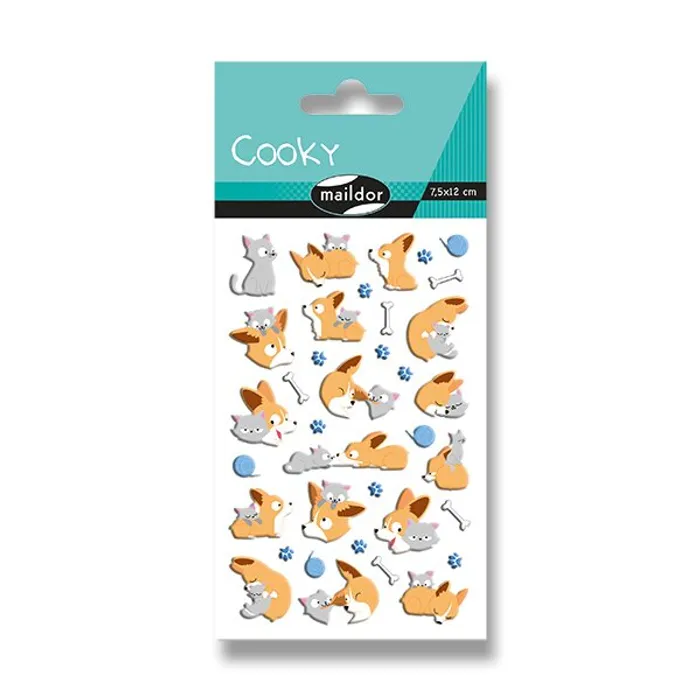 Hauptproduktbild Samolepky Maildor 3D Cooky Pes a kočka