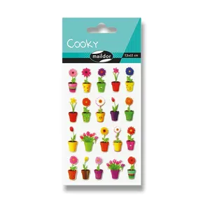 Aufkleber Maildor 3D Cooky Room Blumen