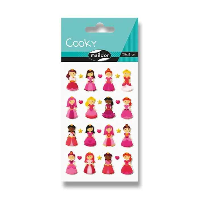 Hauptproduktbild Samolepky Maildor 3D Cooky Princezny