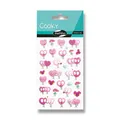 Aufkleber Maildor 3D-Cookie-Herzen in der Liebe