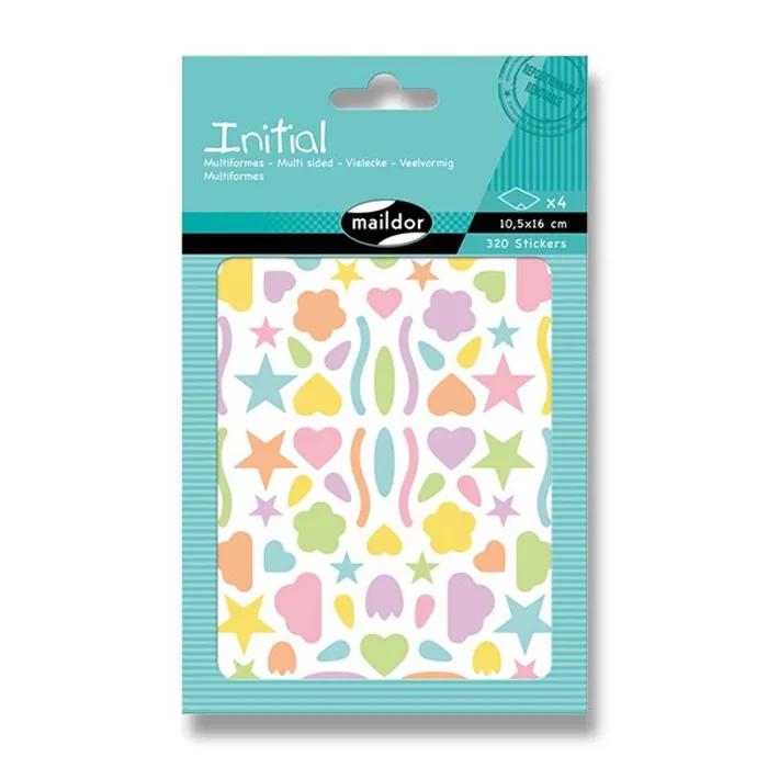Hauptproduktbild Samolepky Maildor Initial Multitvary
