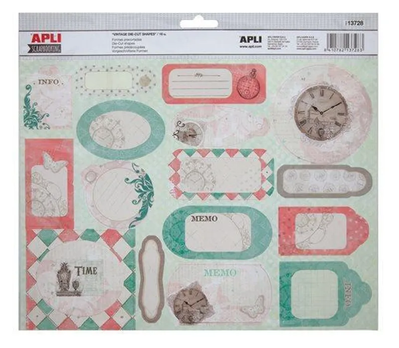 Hauptproduktbild Samolepky, scrapbooking, APLI, "Vintage"