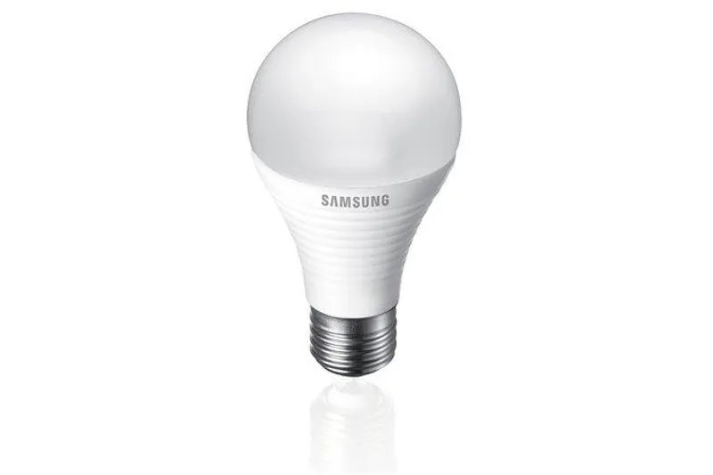 Hauptproduktbild Samsung A60 E27 2700K 6.5W. Barva: stříbrná, bílá, Světlá barva: Teplá bílá. Třída energet