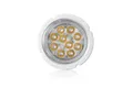 Samsung PAR16 GU10 2700K 230V 3.3W. Farbe: Silber, Weiß, Lichtfarbe: Warmweiß. Klasse