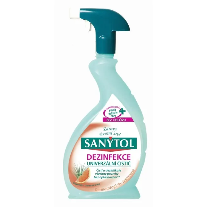 Hauptproduktbild Sanytol Grep Dezinfekce univerzální čistící prostředek rozprašovač 500 ml