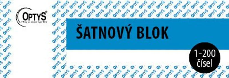 Hauptproduktbild Šatnový blok, 200 listů 1280