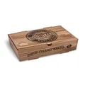 Schnitzelbox (aus Mikrowellpappe) kraft bedruckt 280 x 170 x 60 mm [100 St.]