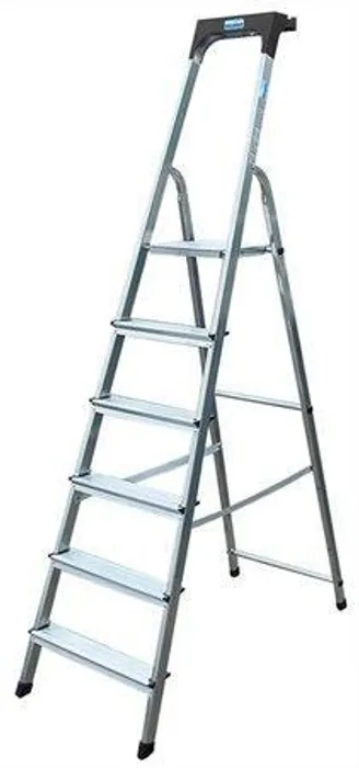 Hauptproduktbild Schůdky, 6 schodů, hliníkové, KRAUSE "Safety"
