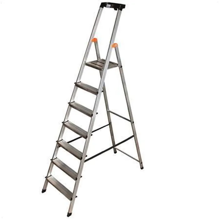 Hauptproduktbild Schůdky, 7 schodů, hliníkové, KRAUSE "Safety"