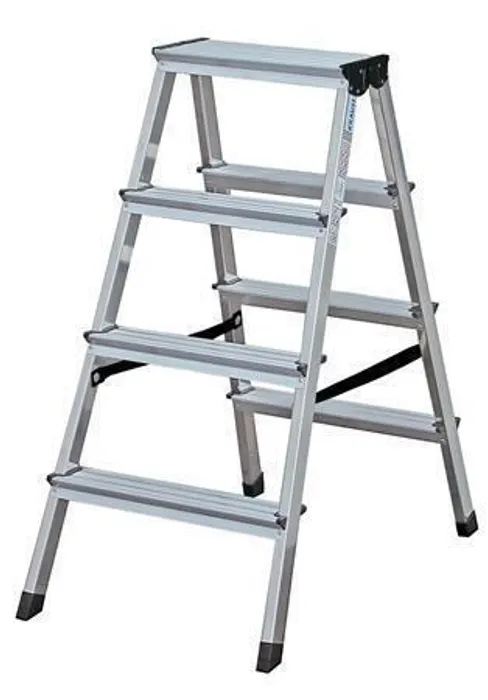 Hauptproduktbild Schůdky "Dopplo", 2x5 schůdků, s platformou, skládací, hliník, KRAUSE