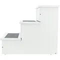 Weiteres Produktbild Trittstufen mit Stauraum, 40 x 38 x 45 cm, bis 50 kg, weiß
