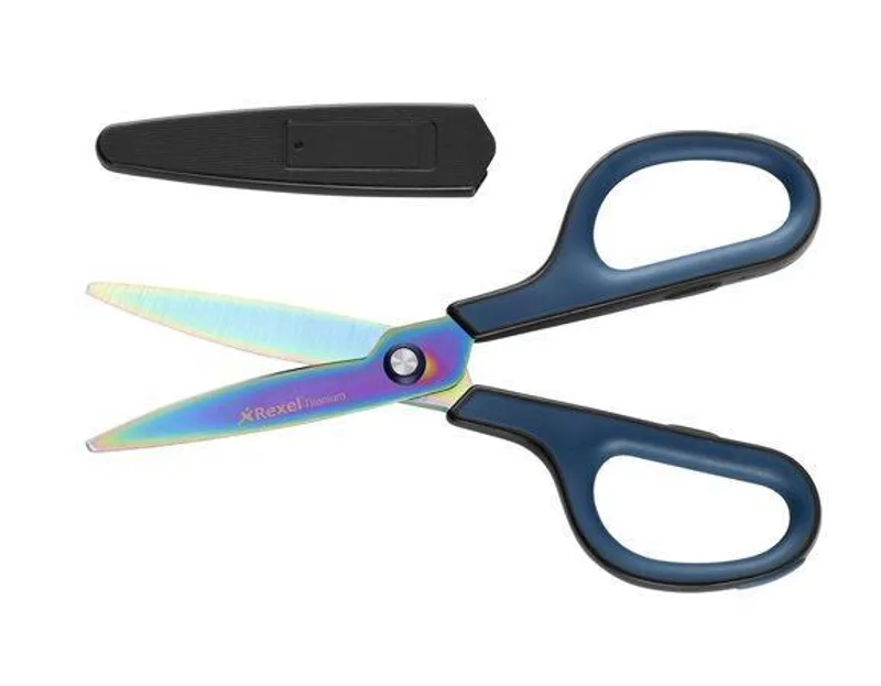 Hauptproduktbild Scissors,titanium, REXEL "X3", blue