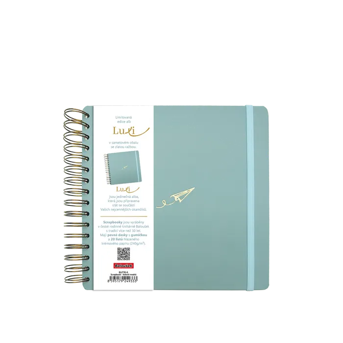 Hauptproduktbild Scrapbook Luxi - 210x210 - lamino - ledově modrá