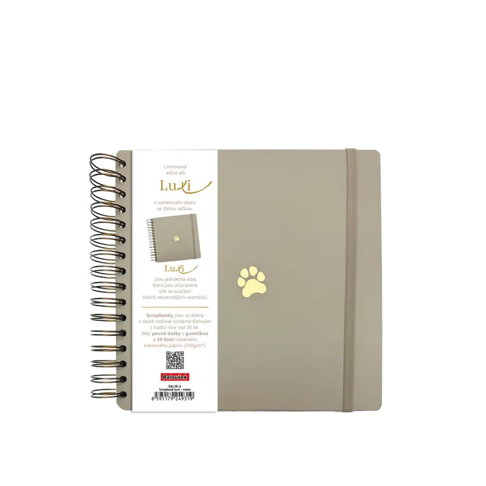 Hauptproduktbild Scrapbook Luxi - 210x210 - lamino - moka