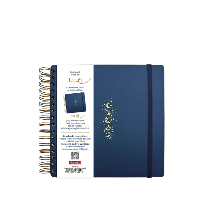 Hauptproduktbild Scrapbook Luxi - 210x210 - lamino - námořnická modrá