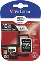 Weiteres Produktbild SecureDigital SDHC 16 GB Micro-Speicherkarte, Klasse 10, mit Adapter, Verbatim