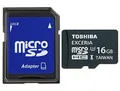 SecureDigital SDHC "Exceria" 16GB mikro paměťová karta, UHS 3, s adaptérem, TOSHIBA