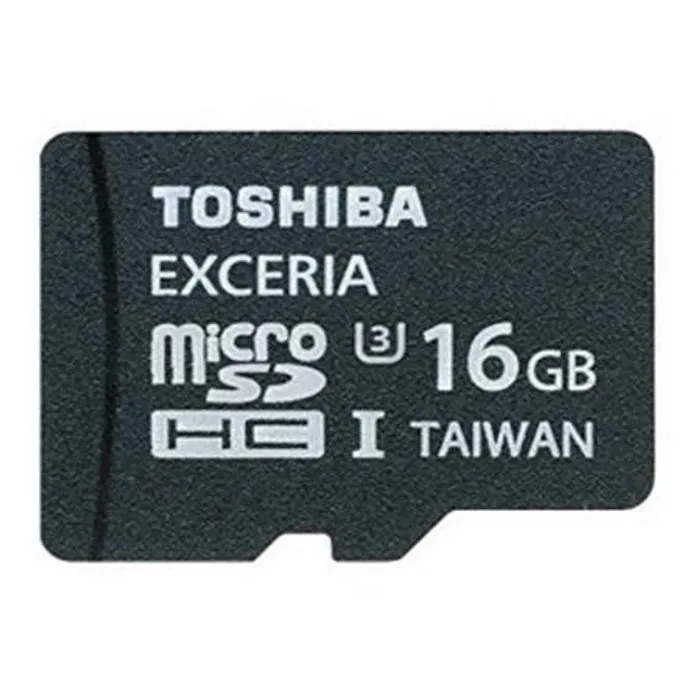 Hauptproduktbild SecureDigital SDHC "Exceria" 16GB mikro paměťová karta, UHS 3, s adaptérem, TOSHIBA