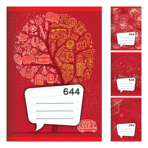 A6-Notizbuch, 40 Blätter - liniert 644