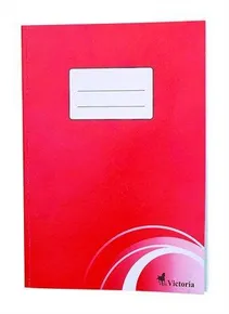 Notizbuch, quadratisch, A4, 100 Blatt, VICTORIA